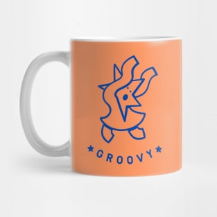 let's get groovy and Weird. Minimal, Funny Friday vibes Mug
